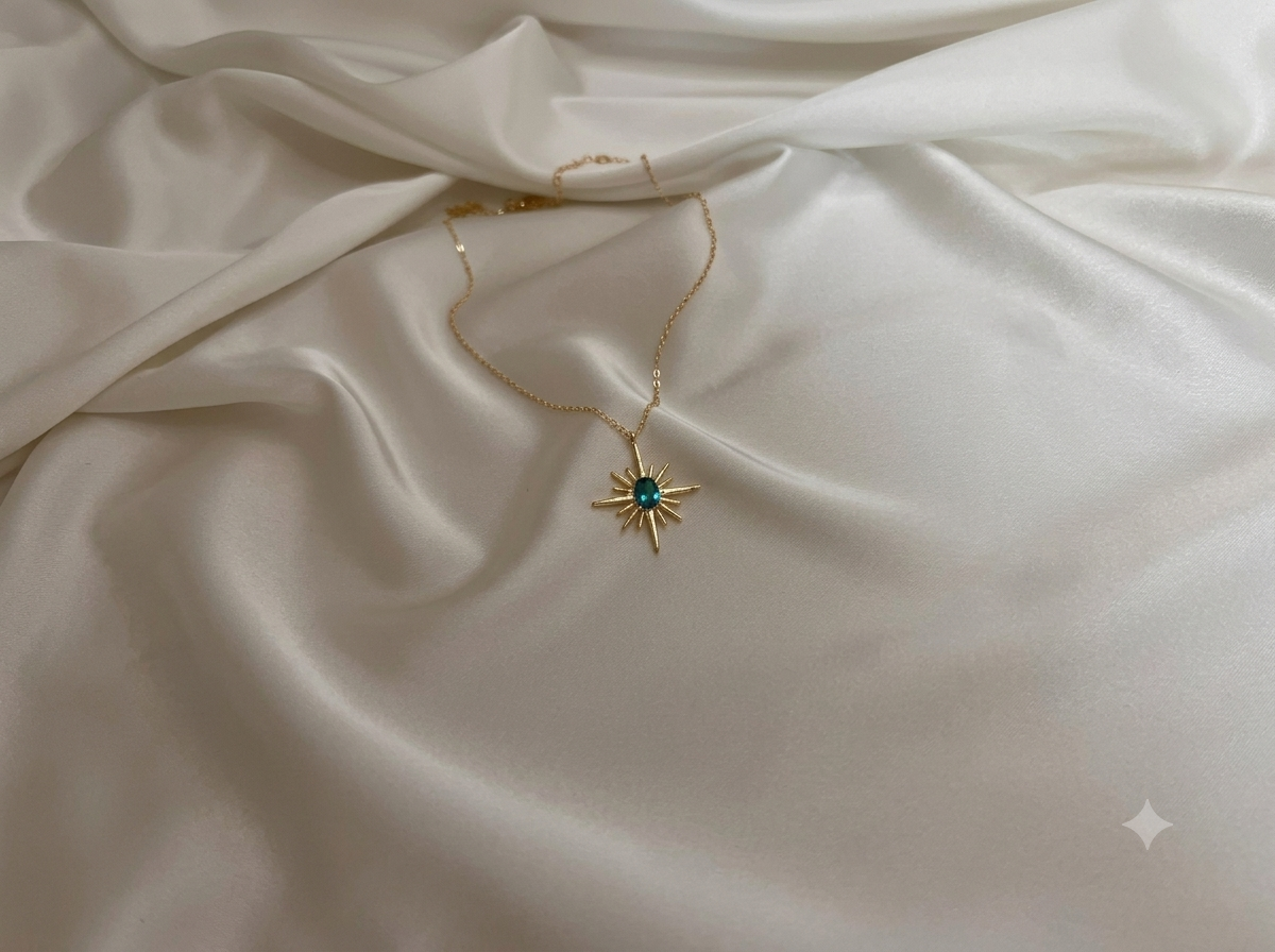 Vintage Vibes: Meet Your New Favorite Blue Stone Pendant