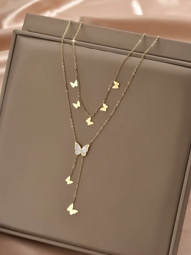 The One Everyday Accessory You Need: The Gold Butterfly Lariat