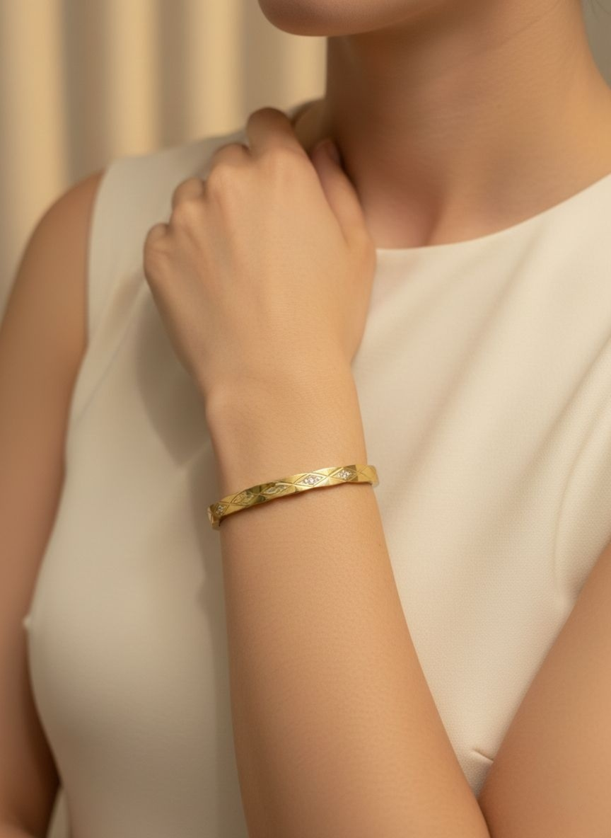 Lumiere Grid Bangle