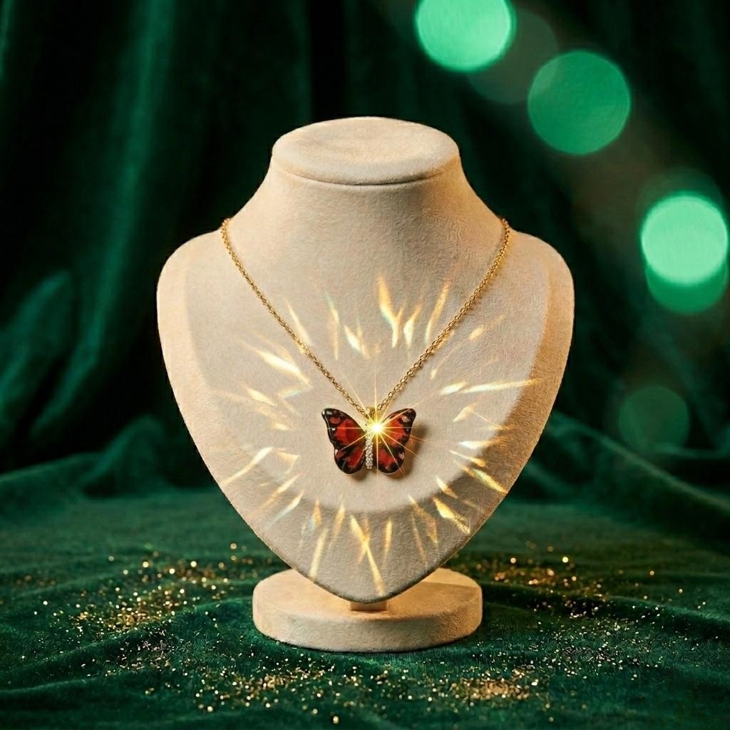 Scarlet Flutter Necklace