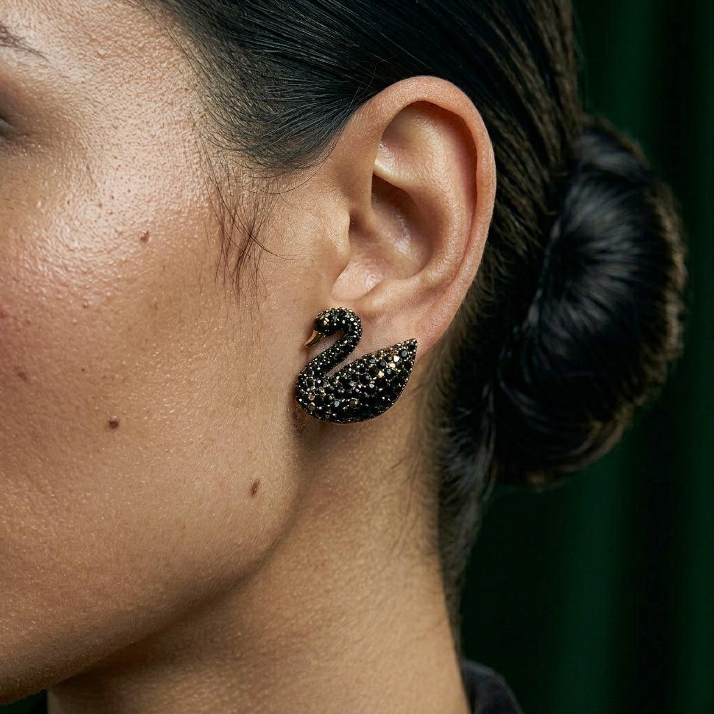 Luna Swan Studs