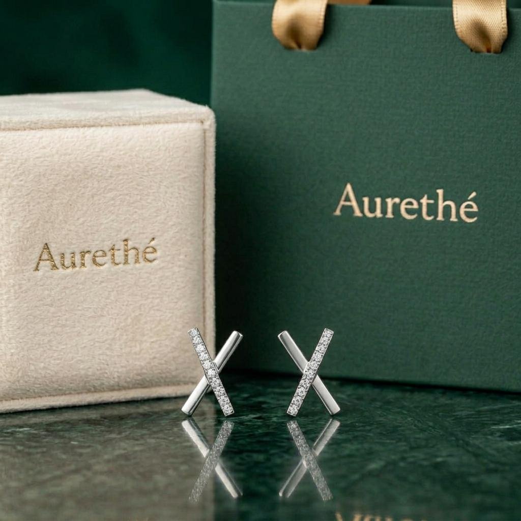 Zenith Cross Studs