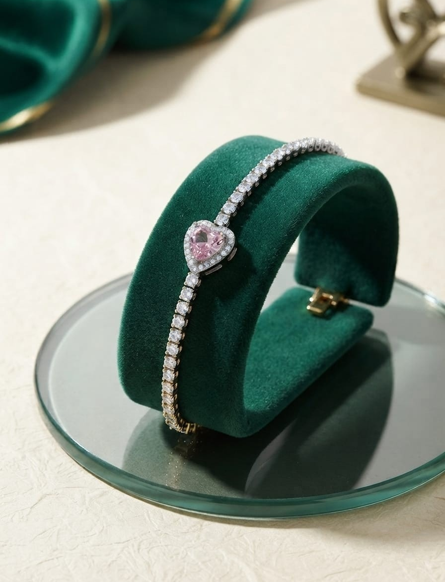 The Rosa Halo Bracelet